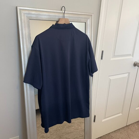 Nike Men's Navy Blue Dri-Fit Golf Tennis Polo Shirt XL - Picture 2 of 8